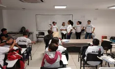 Sala de aula do Qualifica DF